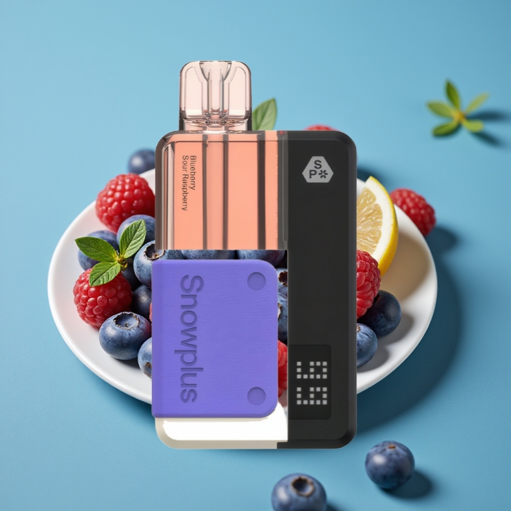 Snowplus Swift Pod Kit 15000 نفخة - توت أزرق وعليق حامض - بطارية 1000 مللي أمبير - سائل 2+10 مل - ثنائي شبكة