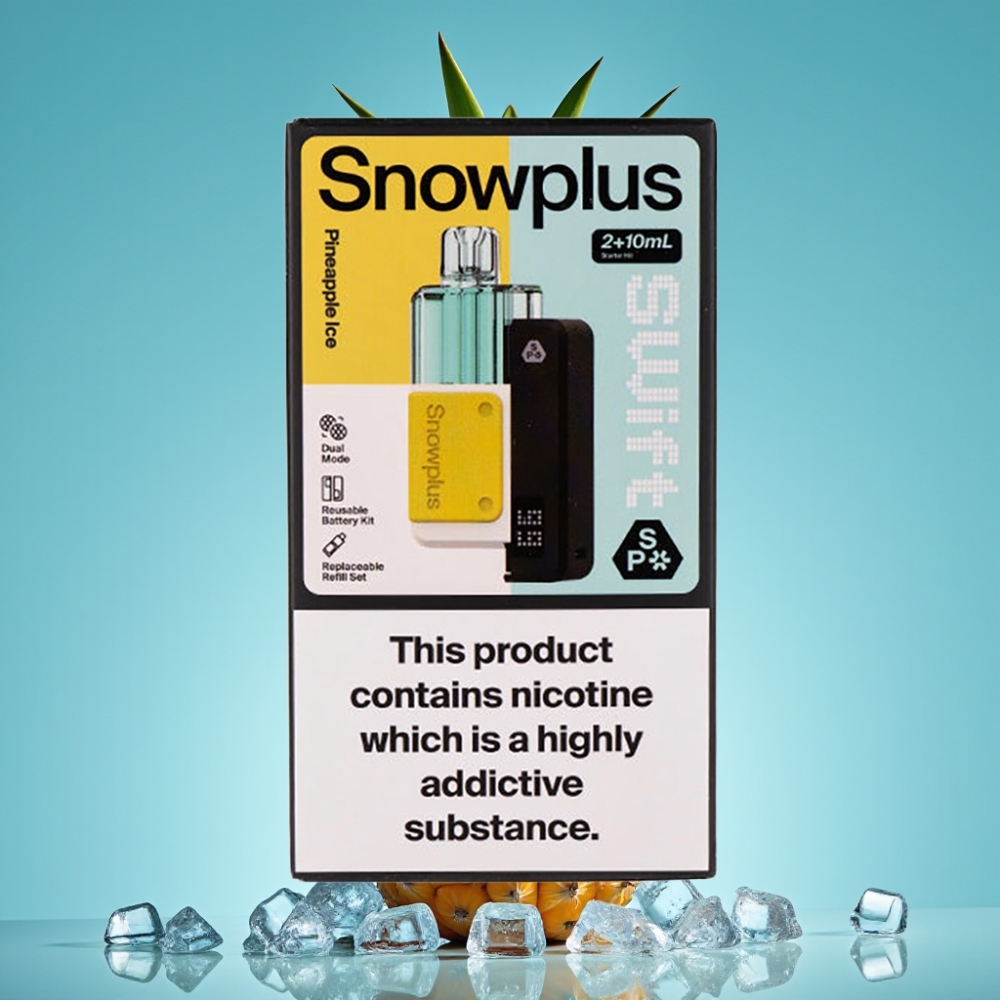 Snowplus Swift 5000 Puff Dual Mesh 1000mAh 2% أناناس مثلج